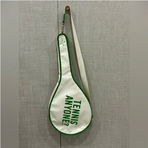 Kate Spade Make A Racquet Tennis racket Bag like new no tags RARE!! - Picture 2 of 16